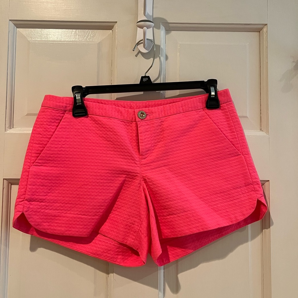 Lilly Pulitzer hot pink shorts size 0 brand new with tags